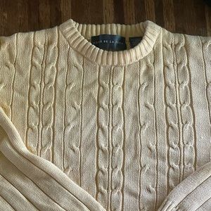 Mens Oscar De La Renta cable knit sweater